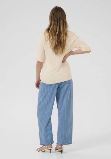 Пуловер с коротким рукавом