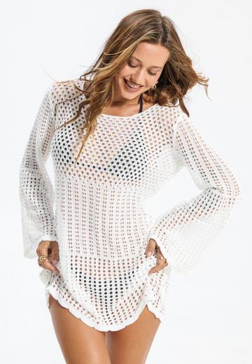 Вязаное платье