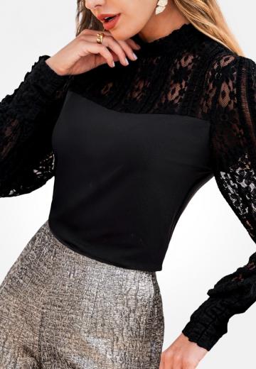 Атласная блузка