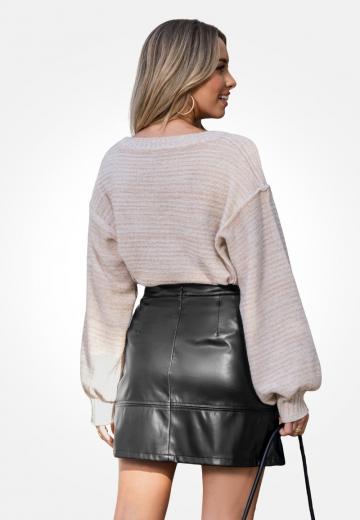 Кожаная юбка