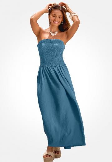 Платье без бретелек