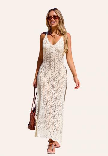 Вязаное платье