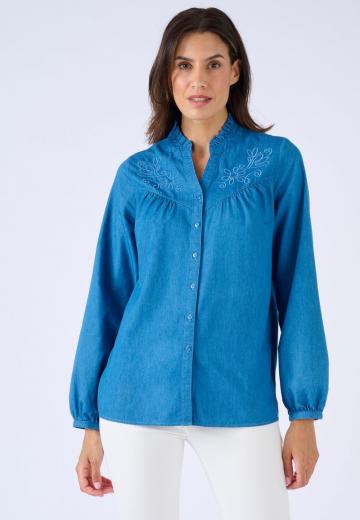 Джинсовая блузка