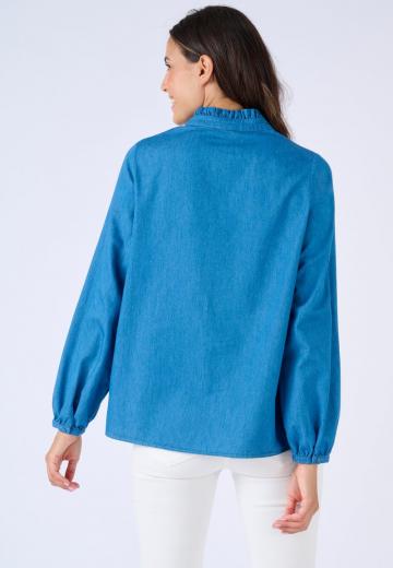 Джинсовая блузка