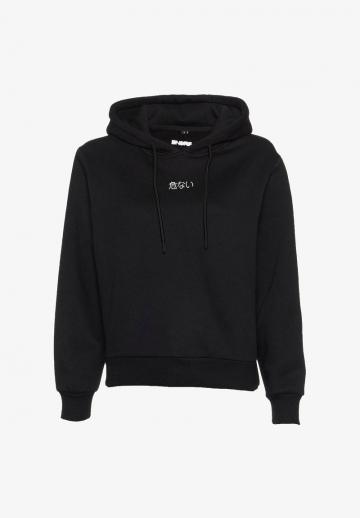 Пуловер с капюшоном