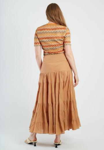 Юбка с воланами