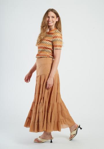 Юбка с воланами