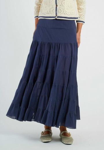 Юбка с воланами