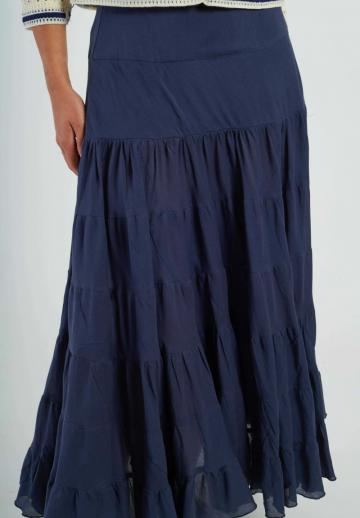 Юбка с воланами