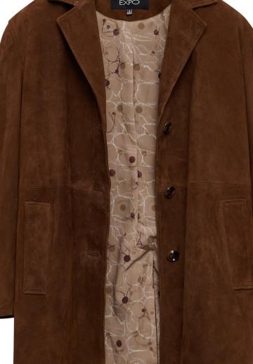 Кожаное пальто