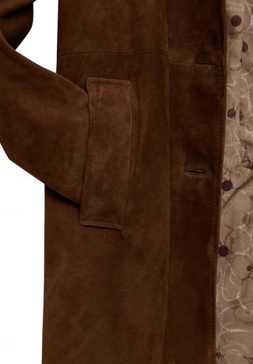 Кожаное пальто