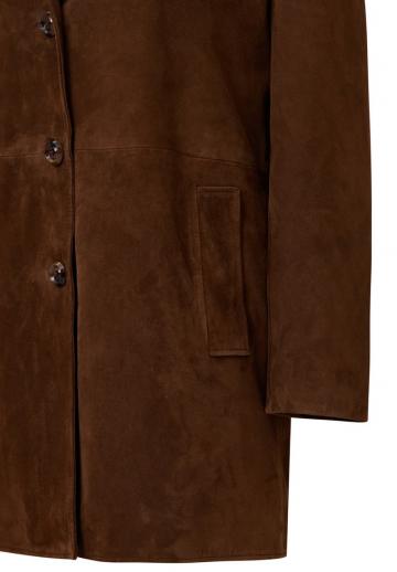 Кожаное пальто