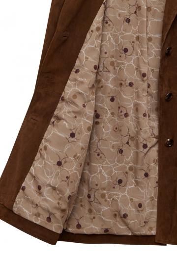 Кожаное пальто