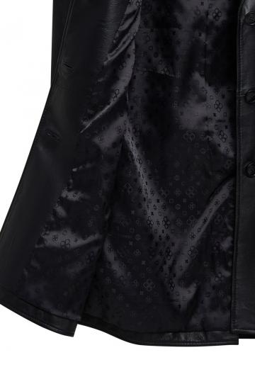 Кожаное пальто