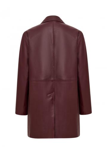 Кожаное пальто