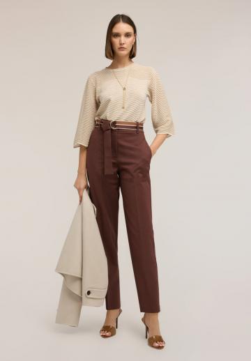Пуловер с рукавом три четверти