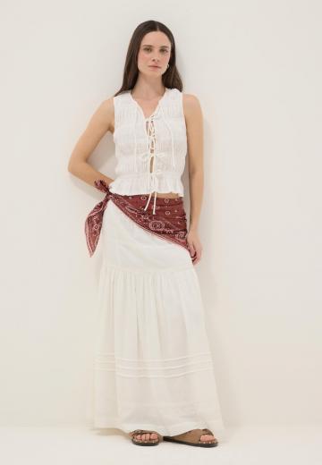 Блузка без рукавов