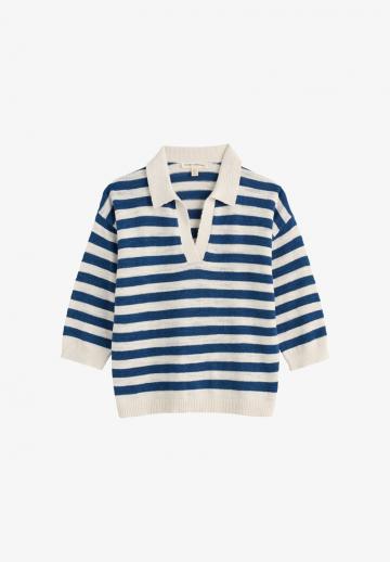 Пуловер с рукавом три четверти