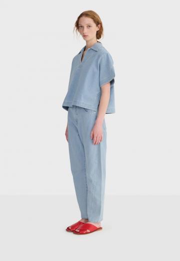 Джинсовая блузка