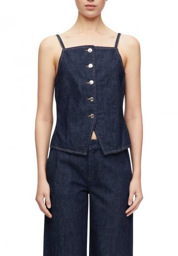 Джинсовая жилетка