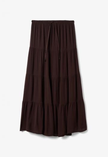 Юбка с воланами