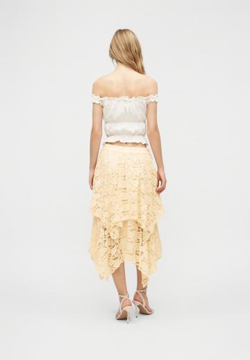 Юбка с воланами