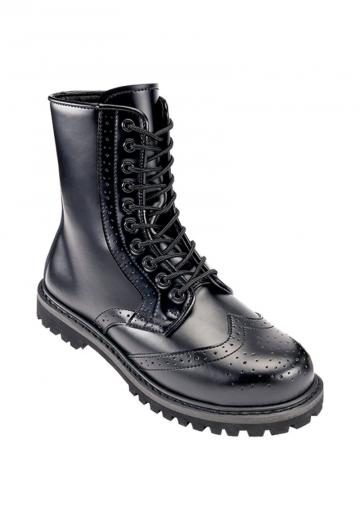 Сапоги на шнуровке