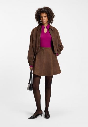 Кожаная юбка