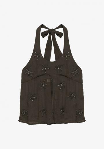 Блузка без рукавов