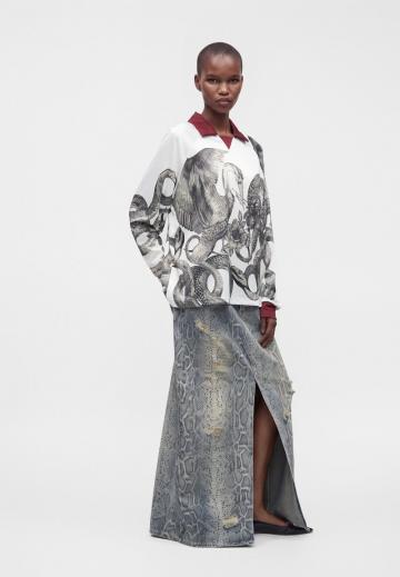 Майка с длинным рукавом