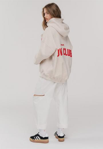 Пуловер с капюшоном