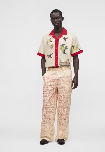 Льняные брюки