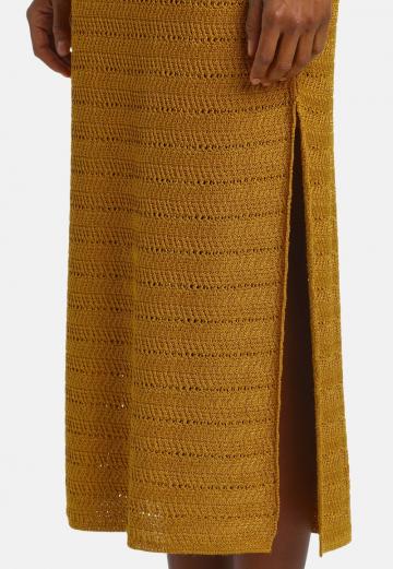 Вязаное платье