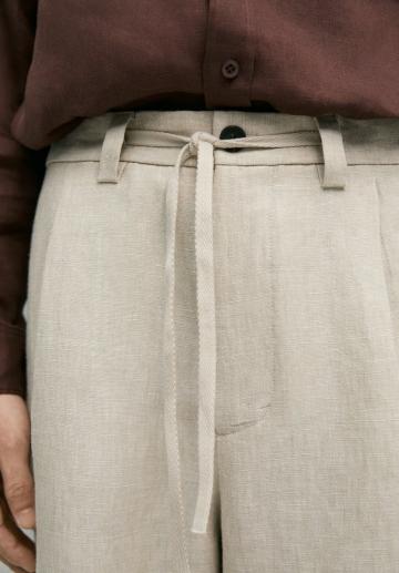 Льняные брюки