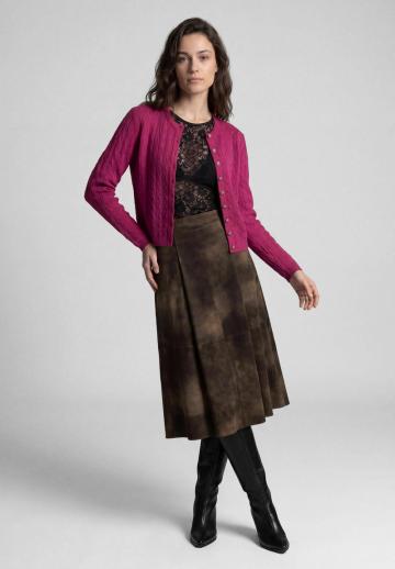 Кожаная юбка