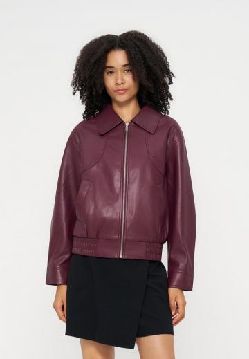 Куртка из искусственной кожи