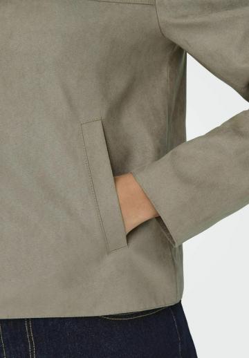Куртка из искусственной кожи
