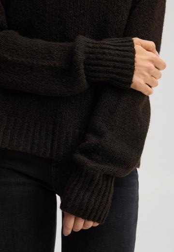 Вязаный пуловер