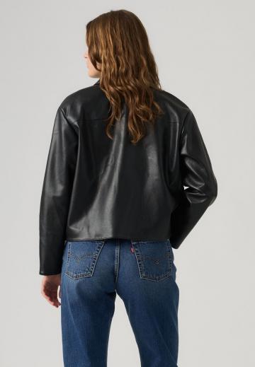 Куртка из искусственной кожи