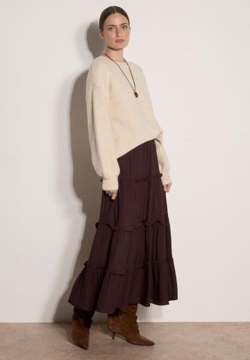 Вязаный пуловер