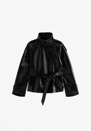 Куртка из искусственной кожи