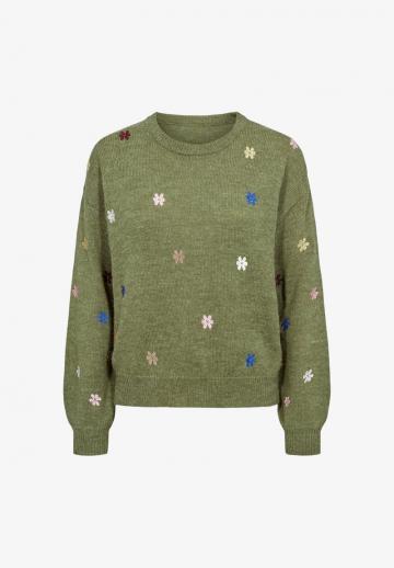 Вязаный пуловер