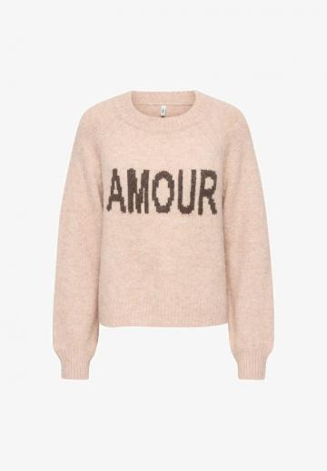 Вязаный пуловер