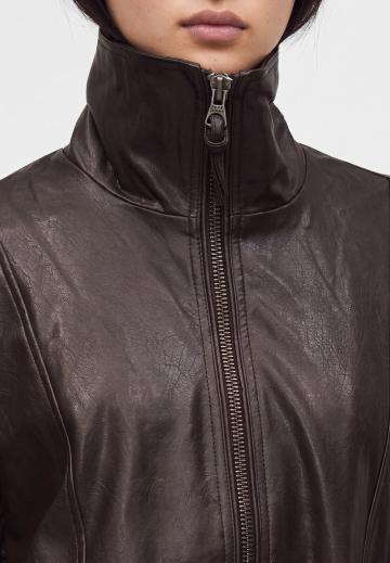 Куртка из искусственной кожи