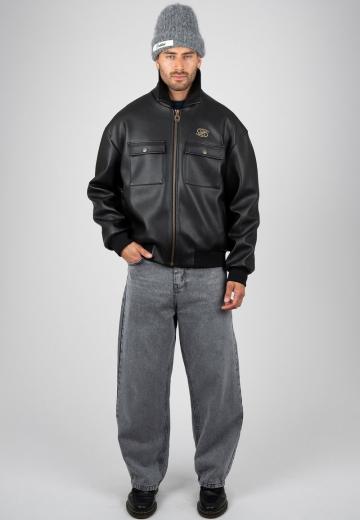 Куртка из искусственной кожи