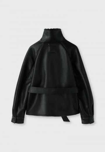 Куртка из искусственной кожи