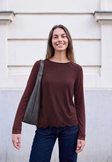 Майка с длинным рукавом