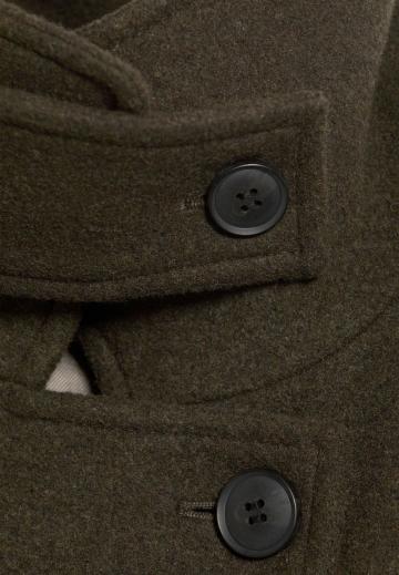 Шерстяное пальто