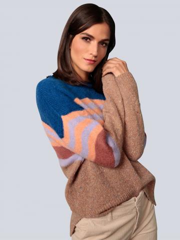 Пуловер с круглым вырезом