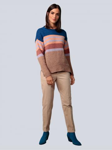 Пуловер с круглым вырезом